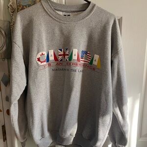 Vintage Canada Souvenir Sweatshirt Niagara On The Lake Sz M